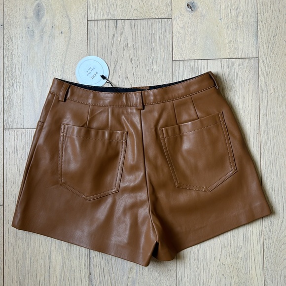 Faux Leather Short in Choco - Picture 6 of 7